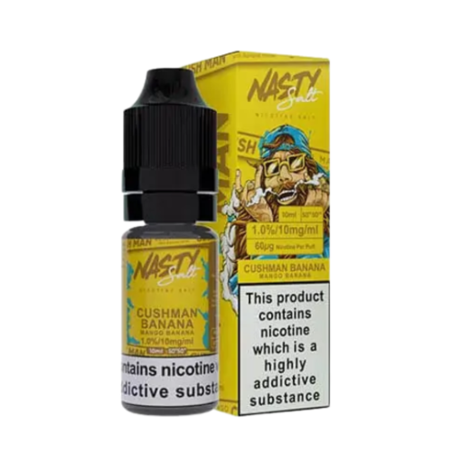 Cush Man Mango Banana 10ml Nic Salt E-liquid by Nasty Juice | Best4vapes