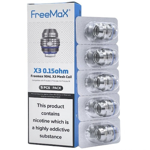 FreeMax 904L X3 Mesh Coils | Best4vapes