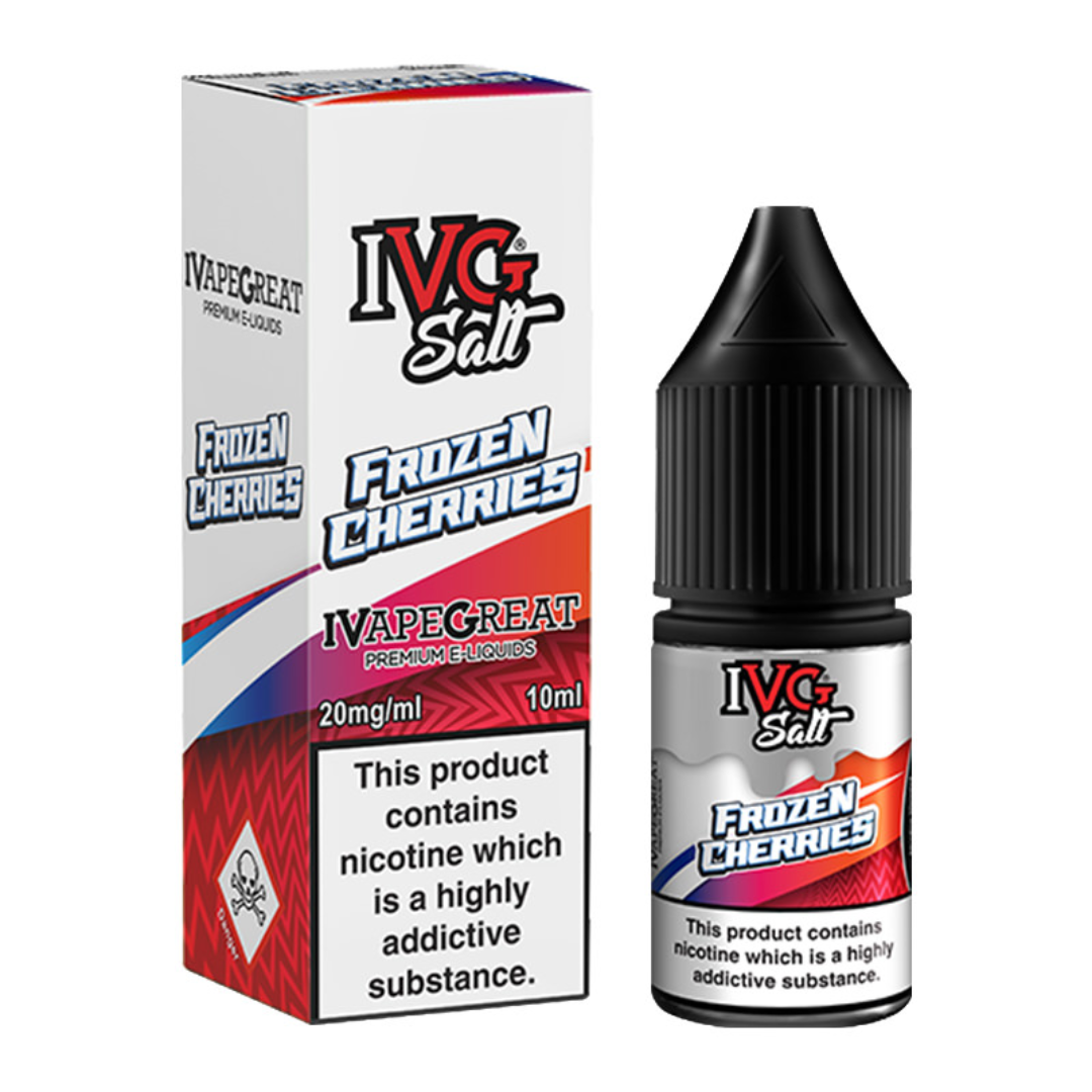 Frozen Cherries 10ml Nic Salt E-liquid by IVG