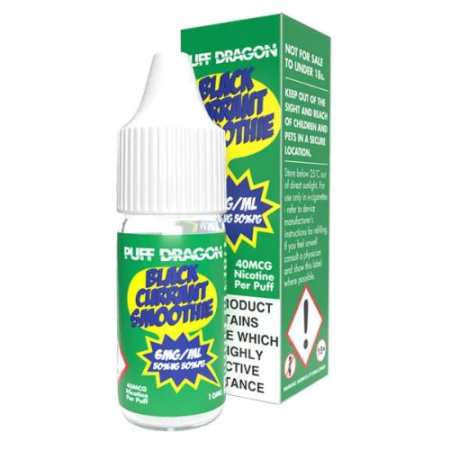 Blackcurrant Smoothie 10ml E-liquid by Puff Dragon | Best4vapes