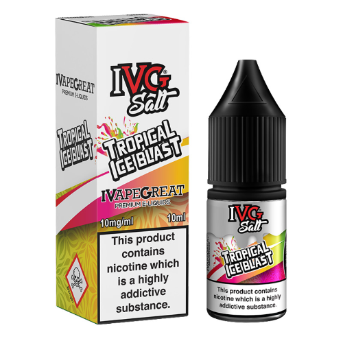 Tropical Ice Blast 10ml Nic Salt E-liquid by IVG | Best4vapes