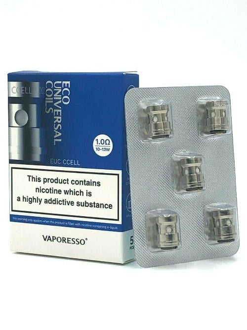 Vaporesso EUC / ECO Universal Coils for Target 2 Mini, VECO One & Estoc Tanks (5 Pack) - Best4vapes