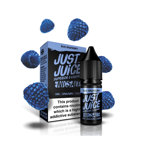 Blue Raspberry 10ml Nic Salt E-liquid by Just Juice | Best4vapes