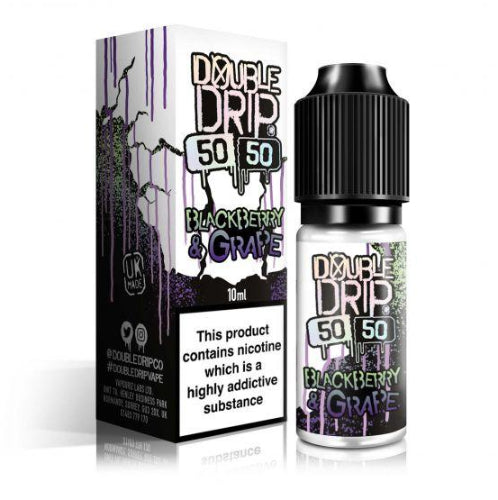 Double Drip Blackberry & Grape E-liquid (10ml) - Best4vapes