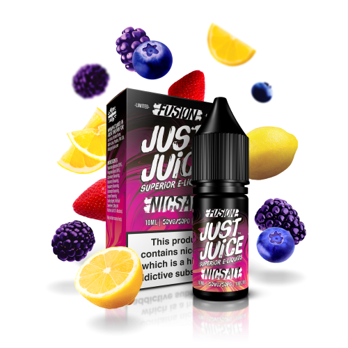 Berry Burst & Lemonade 10ml Nic Salt E-liquid by Just Juice Fusion | Best4vapes